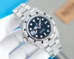 ROLEX GMT-Master II 904L Steel 40mm Etc2836 Movement Dark Blue Watch